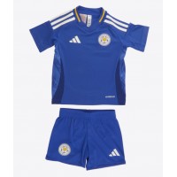 Dječji Nogometni Dres Leicester City Domaci 2024-25 Kratak Rukav (+ Kratke hlače)